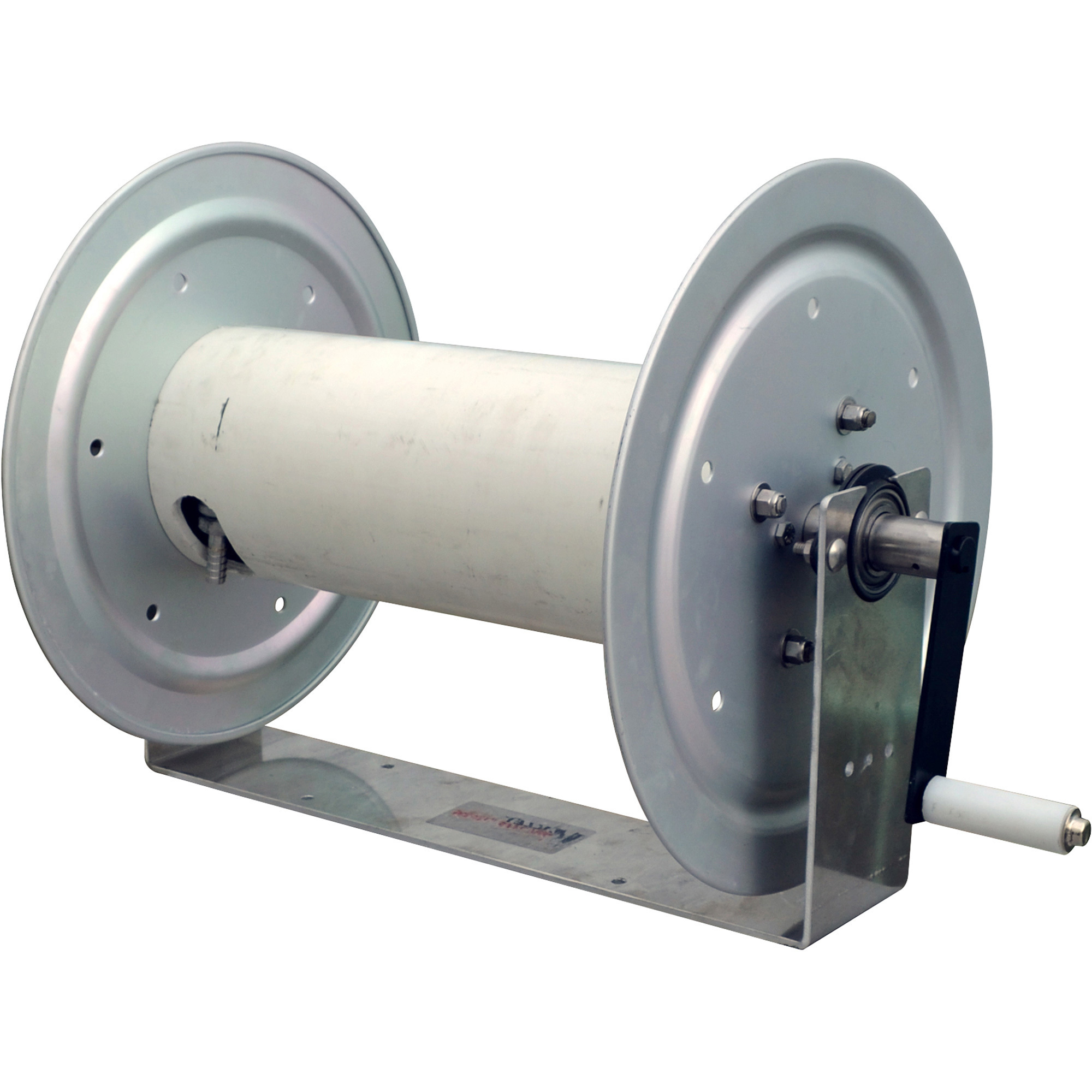 Valley Industries Aluminum Hose Reel - 18in., Holds 3/8in. x 400ft. Hose, Heavy-Duty, Model# HR-18ALU-M
